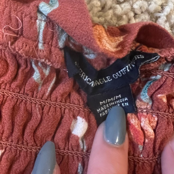 american eagle floral strapless romper - Picture 4 of 4